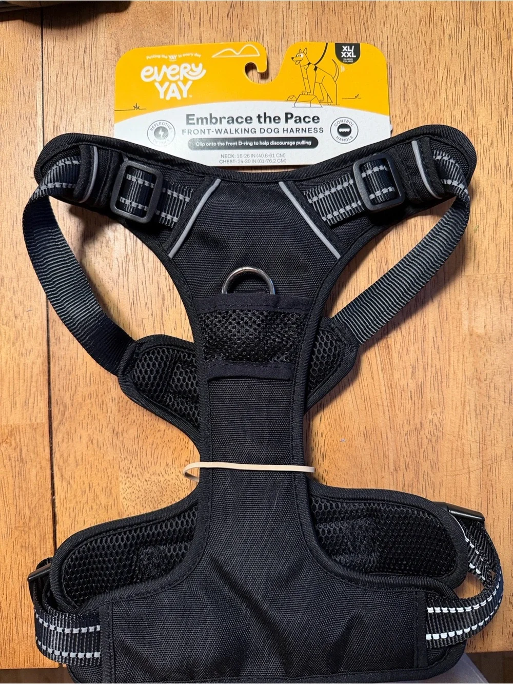 Embrace the Pace Front-Walking Dog Harness - Black
